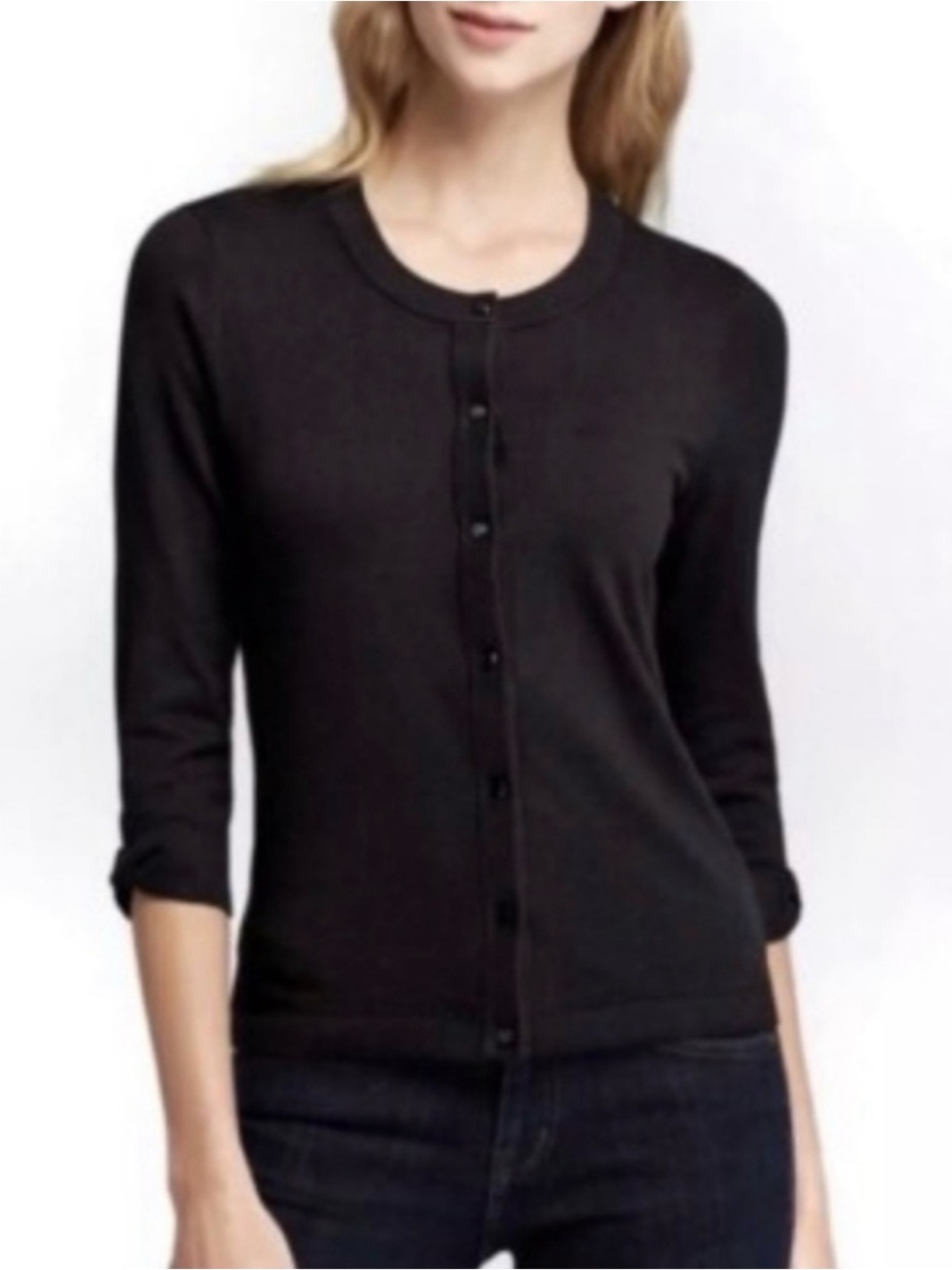 kate spade Black Button-Front Women's Cardigan